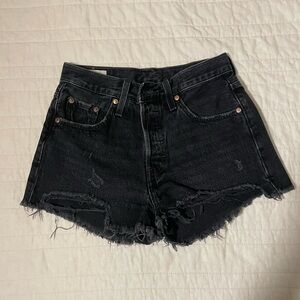 Levi’s Black Denim Shorts